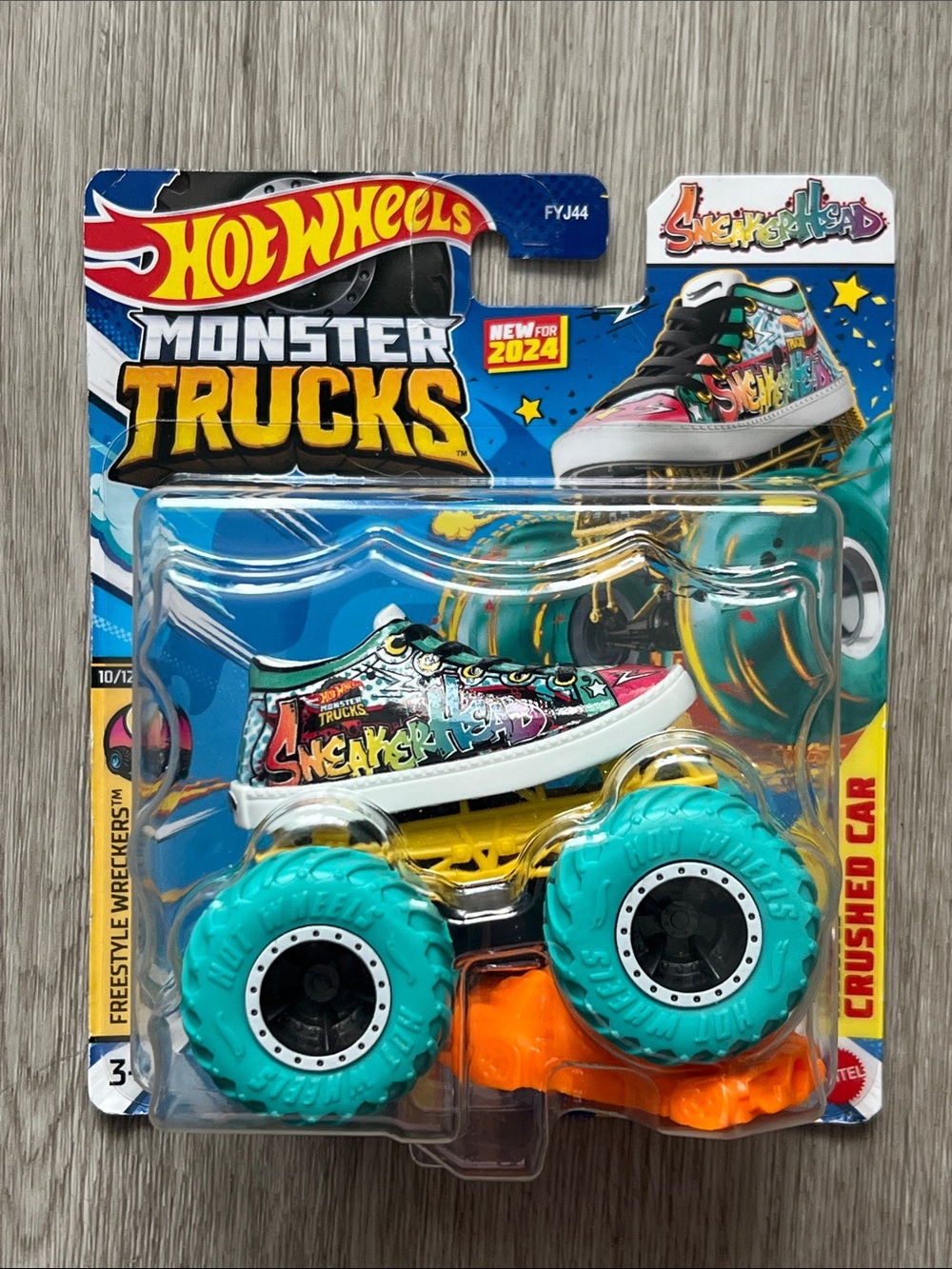 Monster Trucks Sneaker Head Multicolored Shoe Design Hot Wheels